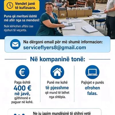 HAPJE URGJENTE PUNËSIMI